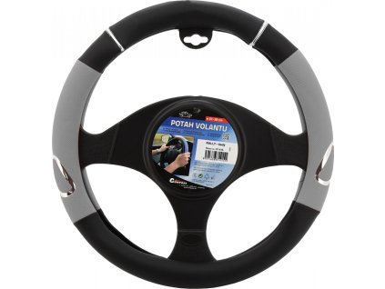 Potah volantu RALLY šedý