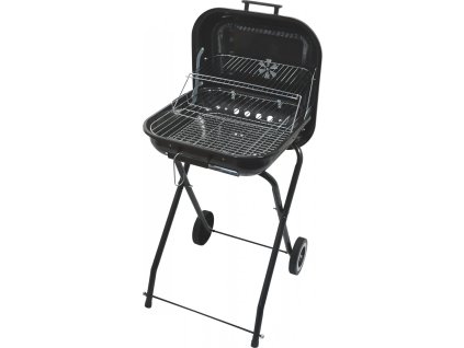 Gril na dřevěné uhlí obdélníkový TRAPANI 46cm