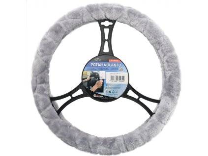 Potah volantu SMOOTH šedý