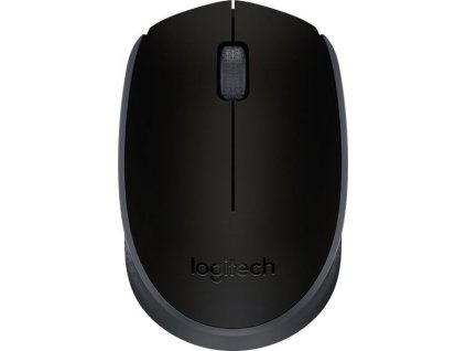 Logitech myš M171/ Bezdrátová/ Optická/ 1000dpi/ USB přijímač/ černá