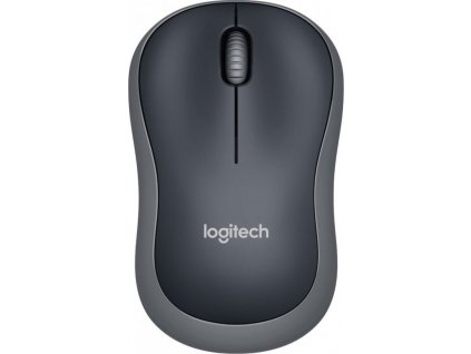 Logitech myš M185/ Bezdrátová/ Optická/ 1000dpi/ USB přijímač/ šedá