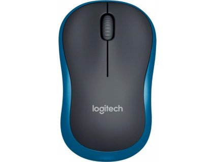 Logitech myš M185/ Bezdrátová/ Optická/ 1000dpi/ USB přijímač/ modrá