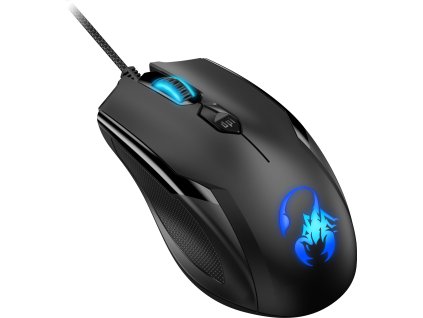 GENIUS GX GAMING AMMOX X-1 600/ drátová/ 3200 dpi/ RGB podsvícení/ USB/ černá