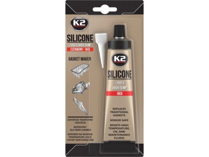 K2 Silikon pro utěsnění části motoru - červený 85g