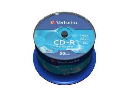 VERBATIM CD-R(50-Pack)Spindl/52x/700MB