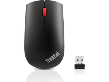 Lenovo THINKPAD ESSENTIAL/Cestovní/Optická/1 200 DPI/Bezdrátová USB/Černá