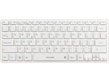 EVOLVEO WK29W/Bezdrátová Bluetooth/CZ layout/Bílá