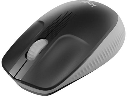 Logitech myš M190/ optická/ bezdrátová/ USB/ 3 tlačítka/ šedá/ 1000dpi