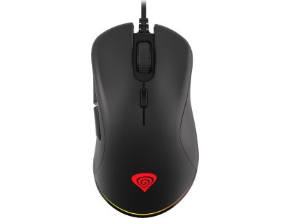 Genesis herní optická myš KRYPTON 200/RGB/6400 DPI/Herní/Optická/6 000 DPI/Drátová USB/Černá
