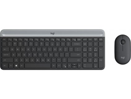 Logitech set klávesnice a myši MK470/ bezdrátový/ 2.4GHz/ USB přijímač/ CZ/ černý