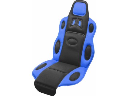 Potah sedadla RACE černo-modrý