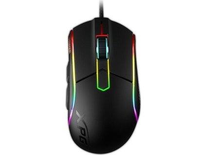 Adata XPG PRIMER/Herní/Optická/Pro praváky/6 000 DPI/Drátová USB/Černá
