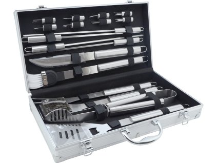 Grilovací nářadí sada 18ks ALU kufřík