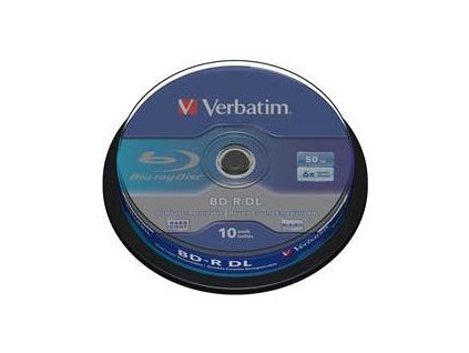 VERBATIM BD-R DL(10-pack)50GB/6x/spindle