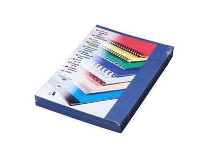 Kartonové desky Delta A4, 250g, modrá královská