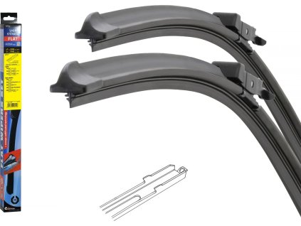 Stěrače FLAT SET (SLOT) 510+510mm