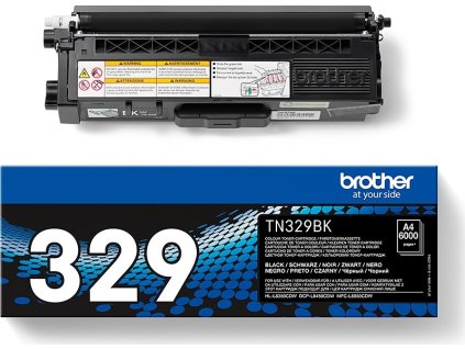 BROTHER tonerová kazeta TN-329BK/ DCP-L8450/ HL-L8350/ MFC-L8850/ 6000 stránek/ černý