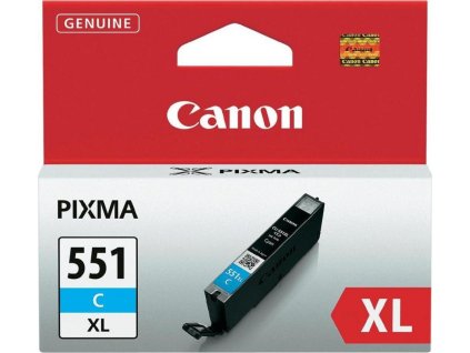 Canon inkoustová náplň CLI-551C/ XL azurová