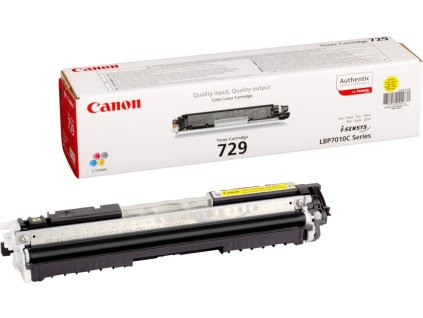 Canon originální toner CRG-729Y/ LBP-7010/ LBP-7018/ 1000 stran/ Žlutý
