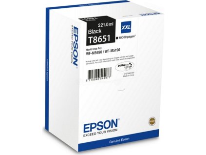 Epson inkoustová náplň/ C13T865140/ Workforce WF-5190DW/ XXL Černá