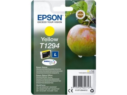 Epson inkoustová náplň/ T1294/ Singlepack DURABrite Ultra Ink/ Žlutá