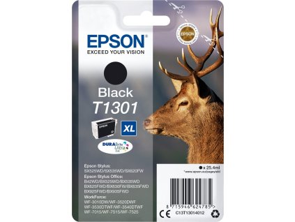 Epson inkoustová náplň/ T1301/ Singlepack T1301 DURABrite Ultra Ink/ XL Černá