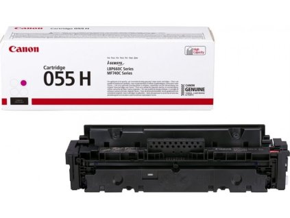 Canon originální toner CRG-055HM (purpurový, 5900str.) pro Canon MF742Cdw, MF744Cdw, MF746Cx, LBP663Cdw, LBP664Cx