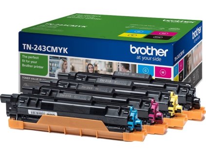 BROTHER sada tonerových kazet TN-243CMYK/ DCP-L3550CDW/ HL-L3210CW/ MFC-L3730CDN/ 4x 1000 stran/ CMYK