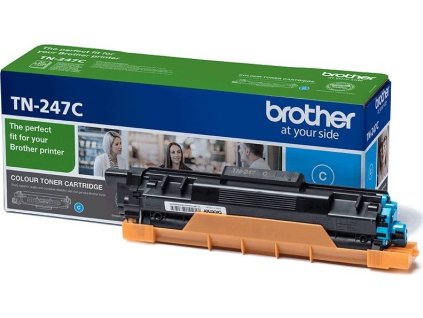 BROTHER tonerová kazeta TN-247C/ DCP-L3550CDW/ HL-L3210CW/ MFC-L3730CDN/ 2300 stran/ azurový