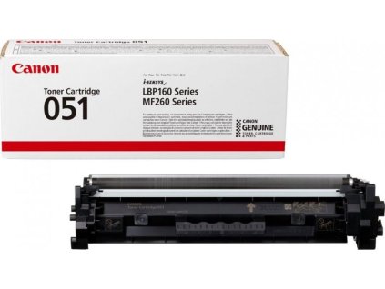 Canon originální toner CRG-051 BK, černý pro LBP162dw, MF269dw, MF267dw, MF264dw