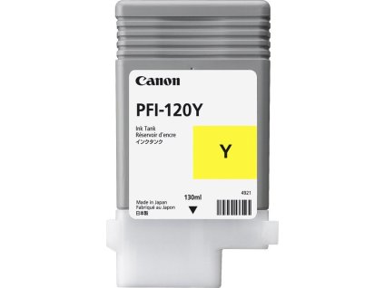 Canon inkoustová náplň PFI-120 Žlutá