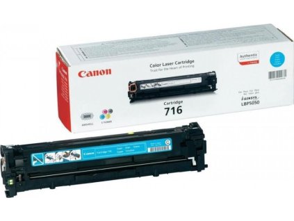 Canon originální toner CRG-716C/ LBP-5050/ MF-80x0/ 1500 stran/ azurový
