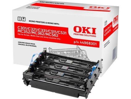 OKI originál válcová jednotka 44968301 pro C301/ C321/ C511/ C531/ MC562/ 30 000 stran