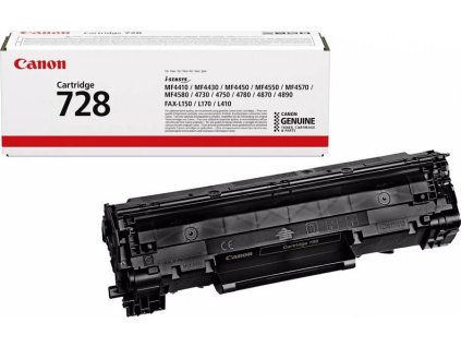 Canon originální toner CRG-728/ MF44x0/ MF45x0d/ 2100 stran/ Černý
