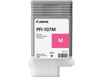 Canon inkoustová náplň PFI-107m/ purpurová/ 130ml