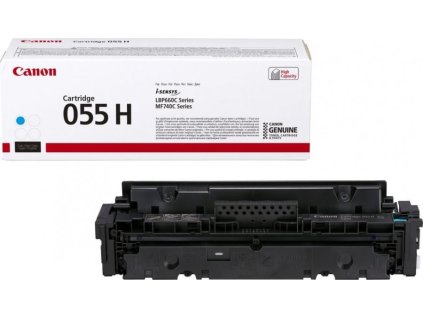 Canon originální toner CRG-055HC (azurový, 5900str.) pro Canon MF742Cdw, MF744Cdw, MF746Cx, LBP663Cdw, LBP664Cx