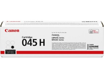 Canon originální toner CRG-045H BK (černá, 2800str.) pro i-SENSYS MF635Cx, MF633Cdw, MF631Cn, LBP613Cdw, LBP611Cn