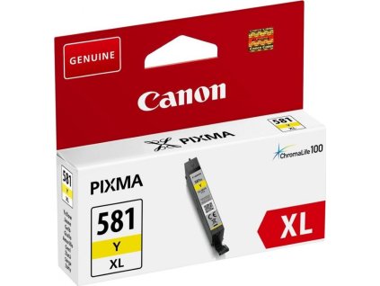 Canon originální inkoustová náplň CLI-581Y XL/ žlutá/ 8,3ml/ pro Canon PIXMA TR7550,TR8550,TS6150,TS6151