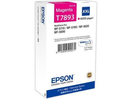 Epson inkoustová náplň/ C13T789340/ WF-5620/ WF-5690/ XXL/ Magenta