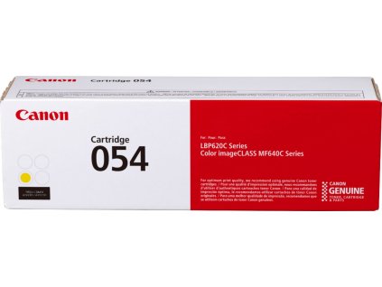 Canon originální toner CRG-054Y (žlutý, 1200str) pro Canon i-SENSYS LBP621Cw, 623Cdw, MF641Cw, 643Cdw, 645Cx