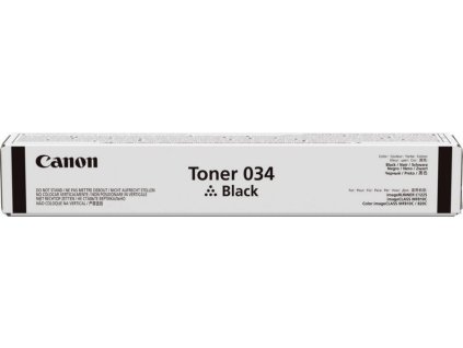 Canon originální toner 034 BK iR-C1225, C1225iF/ Černý
