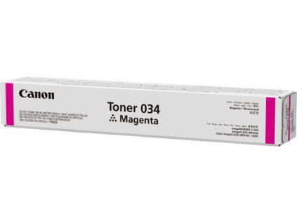 Canon originální toner 034 M  iR-C1225, C1225iF/ purpurový