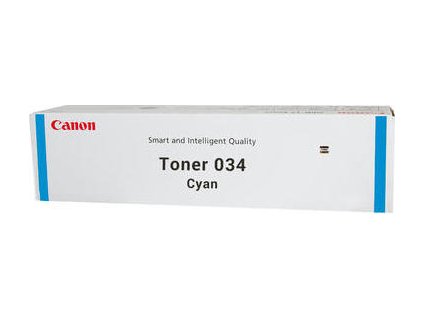 Canon originální toner 034 C iR-C1225, C1225iF/ azurový