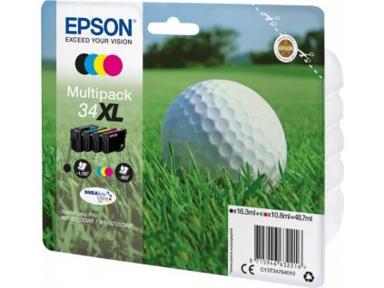 Epson inkoustová náplň/  T3476/ Multipack 34XL DURABrite Ultra Ink/ 4x barvy