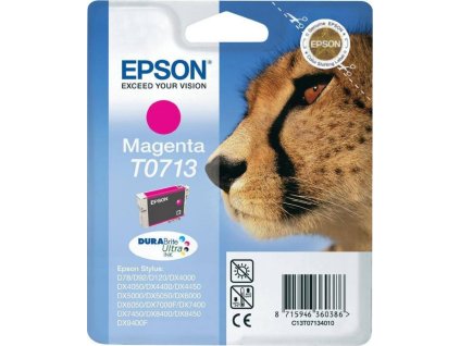 Epson inkoustová náplň/ T0713/ Singlepack T0713 DURABrite Ultra Ink/ Magenta