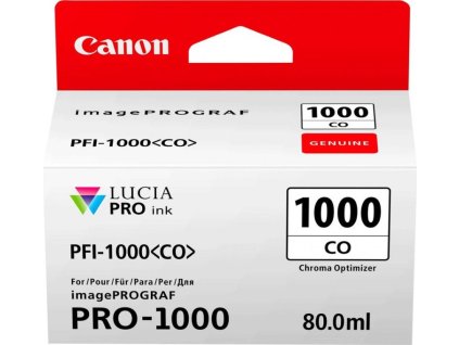 Canon inkoustová náplň PFI-1000 (chroma optimizer, 80ml) pro Canon imagePROGRAF PRO-1000