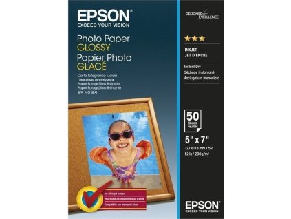 EPSON fotopapír C13S042545/ 13x18cm/ Lesklý/ 50ks