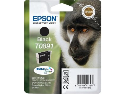 Epson inkoustová náplň/ C13T08914011/ S20/ SX100/ SX200/ SX400/ Černá