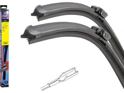 Stěrače FLAT SET (TALON) 550+410mm