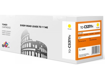 Toner TB kompatibilní s C531 TO-C531YN YE 100% new